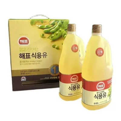 식용유 선물세트 명절 1.9L 집들이 해표식용유 선물 콩기름 2입 해표 X 대용량