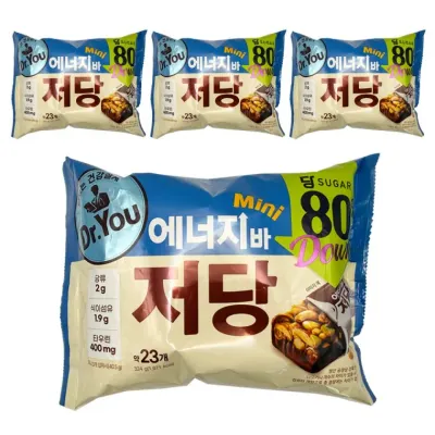 오리온 닥터유 저당 에너지바 미니 324g x 4개
