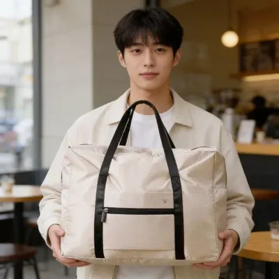 보스턴백 캐리어결합 폴딩 보조가방 여행용 출장용 가벼운 접이식 가방