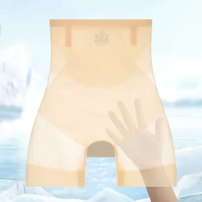 여자 노라인 무봉제 쿨링 심리스팬티 하이웨스트 사각팬티 보정속옷