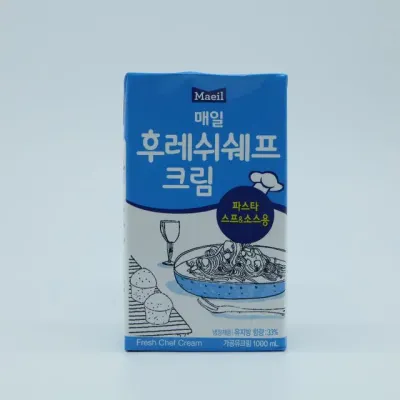 매일 후레쉬 쉐프 크림 냉장 1L