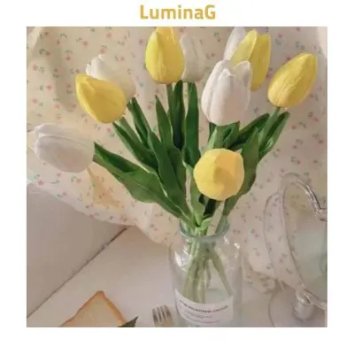 튤립 조화 인테리어 소품 인조꽃 실크플라워 인조꽃장식 생활용품