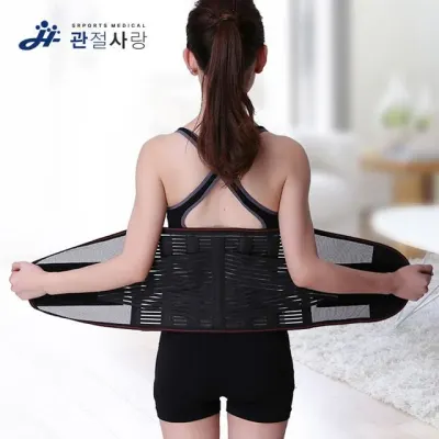 관절사랑 케어 허리보호대 자세 교정 복대 요추 지지 압박 밴드 헬스 근육