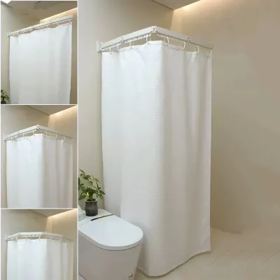 접이식 욕실 붕수 샤워커튼(0-100cm)
