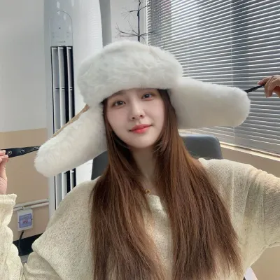 뽀글뽀글 귀달이 군밤모자(브라운) 귀도리모자
