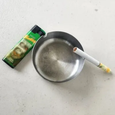 흡연실 스텐 원형 재털이 야외 가정용 재 철 술집 바 업소용 흡연 재떨이