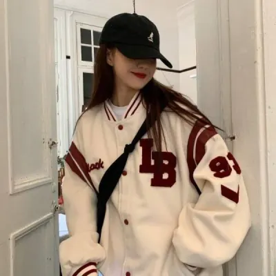 여자 자켓 점퍼 봄 가을 간절기 여자 오버핏 야구점퍼 a13 가을 겨울 신상 의류 Ins
