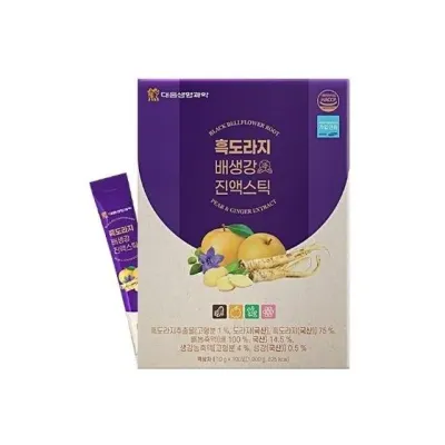 흑도라지 100포 진액스틱 생강진액 흑도라지배생강 대웅
