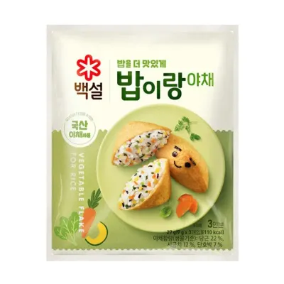 백설 밥이랑 야채 27g X 10개