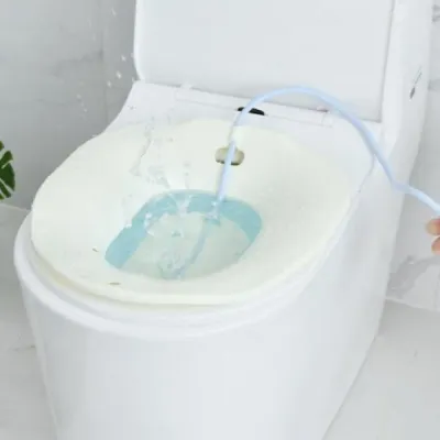 D 가정용 버블식 좌욕대야 스카이블루