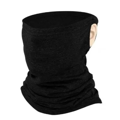 블랙 귀걸이형 넥워머