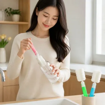 젖병 세척솔 물병 청소 브러시 주방 유아용품 위생 세척 도구