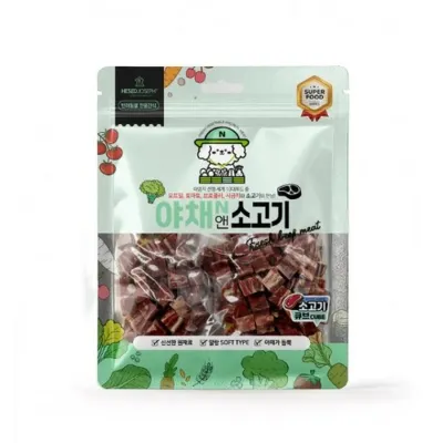 (3개묶음)야채앤 소고기 큐브160g