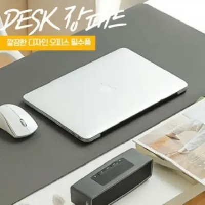 방수 가죽 오피스 데스크 장패드 그레이