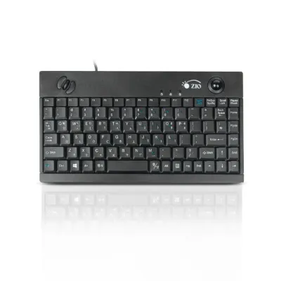 PANWEST TMK300mini 유선트랙볼휠스크롤 키스킨 포함 생활 방수 (블랙)