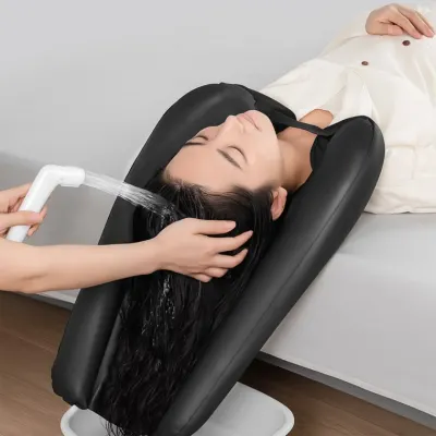 머리감는 세발기 노인 간병 환자목욕보조 간이 샴푸베드 대야