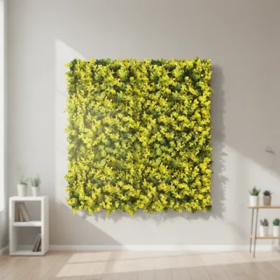 그린 라벤더 인조잔디 벽면 꾸미기 인테리어 매트 60x40