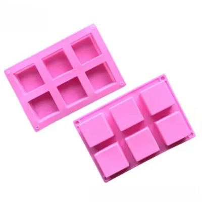 아로마 모스큐브 비누 DIY 6구 실리콘 몰드 정사각