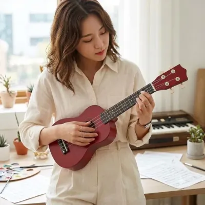 하모니 입문용 우쿨렐레(21인치) (체리) 우쿠렐레 우쿠렐라 우쿨렐라 우크렐레