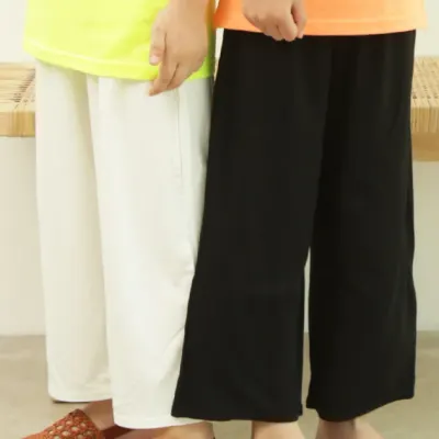 바지 팬츠 여름 아동 여아 남아 공용 어린이 키즈 유아 기본 베이직 데일리 등원 실내복 무지 아동 단체복