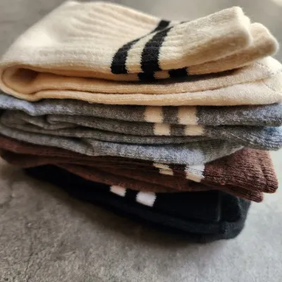 남녀공용 따뜻한 장목 양말 5종 SET
