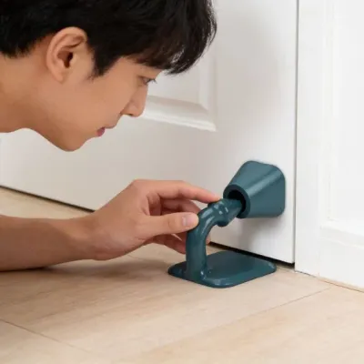 도어스토퍼 방문 문고정 홀더 문닫힘방지 거실 침실 베란다 현관문 안전