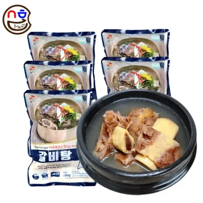이조푸드 갈비탕 600g x 5봉 20년 노하우의 업소 식당 납품하는 진짜 소갈비탕 맛집