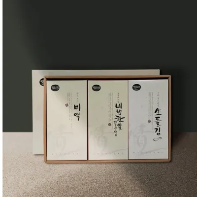 VB 바다소리 생돌김 해물육수팩 미역 3종 선물세트