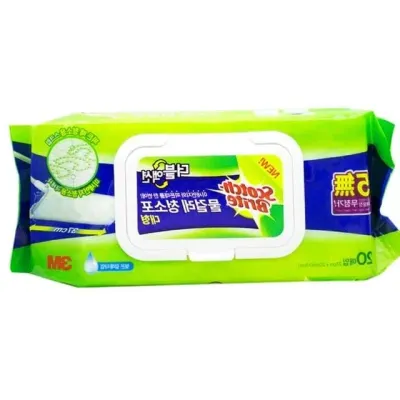 대형 물걸레청소포 20매입 37x20cm 청소포리필 3M
