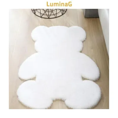 발매트 거실 인테리어 곰돌이 카펫 침실 거실카페트 곰돌이러그 현관