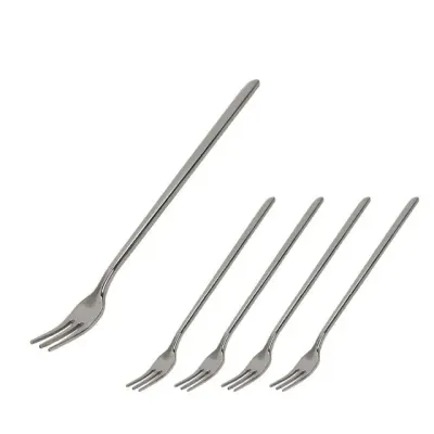 스텐 티포크 심플 디저트 식기포크 14cm