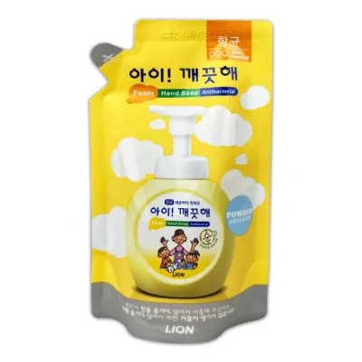 아이깨끗해 항균 폼 핸드솝 파우더향 리필용 손세정제 200ml -D