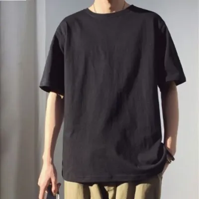 무지 남성 여름 오버핏 무지티 티셔츠 반팔 가을