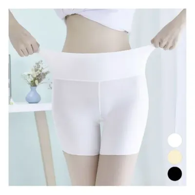 하루 종일 편안한 와이어프리 여성 하이웨스트 드로즈 슬림 네모 팬티
