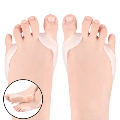 부드러운 반투명 발가락 분리 쿠션 패드 발건강 관리