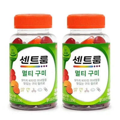 센트룸 멀티 구미 비타민 젤리 미네랄 중학생 온가족 종합 2개