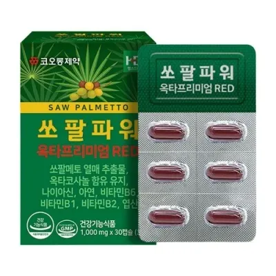 코오롱제약 쏘팔파워 옥타프리미엄 RED 1000mg x 30캡슐