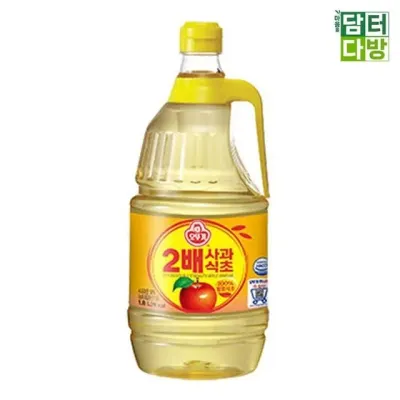 식초 조미료 사과 업소용 애사비먹는법 애사비 식당 대용량 2개 1.8L