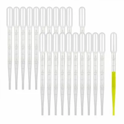 100개 일회용 스포 이드 3ml 5ml 비누 캔들 과학 실험 물감 놀이 교구 디퓨