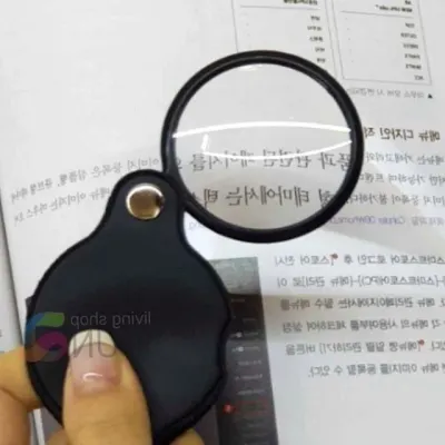 접이식 휴대용 확대경 돋보기 미니 확대기 루페