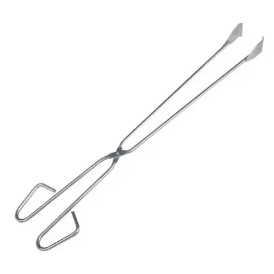 캠핑용 BBQ 숯 집게 장작집게 바베큐 숯불 스텐집게