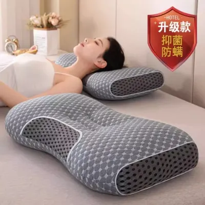 경추베개 국경 간 Spa 마사지 목 보호 베개 꺼지지 않는 니트 면 베개 속통 성인용 38