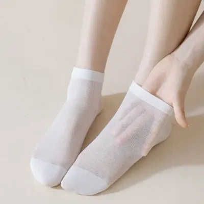 여성 메쉬 쿨 아이스 통기성 여름 양말