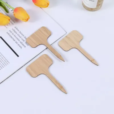 화분이름표 대나무 우드 식물 화분 꽃 팻말 꽂이 RD-11638