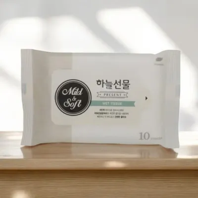 하늘선물 미니물티슈 x 20p 아기물티슈 휴대용