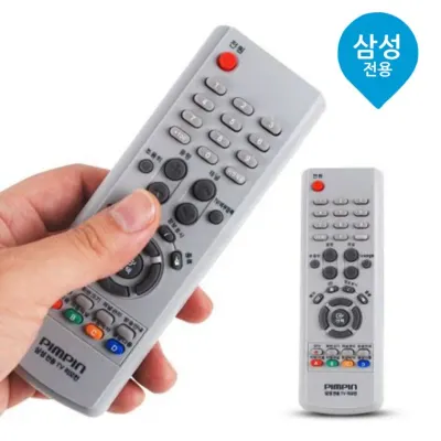 핌핀3080/그레이 삼성TV 만능 리모컨 삼성전용 TV 무설정 티비 리모콘