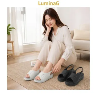 실내화 간호화 샌달 사무실 쿠션 근무화 2중창 발보호 착용용