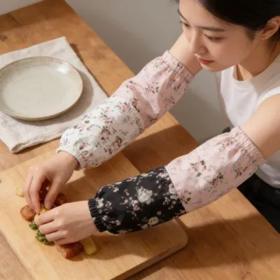 여성 팔토시 꽃무늬 운전 여름 햇빛 자외선 차단 야외 활동 용품