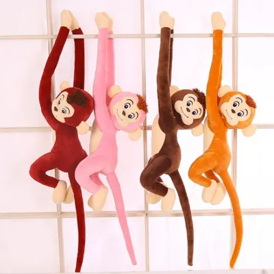 긴팔원숭이인형 현물 공급 긴팔원숭이 봉제인형 바나나 원숭이 매달린 원숭이 커튼 인형 인형