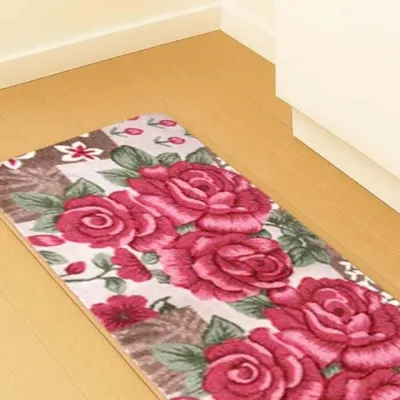 장미꽃 발매트 대 45x120cm 부엌발매트 침대발매트